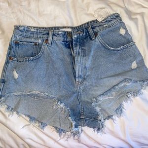 Zara jean shorts